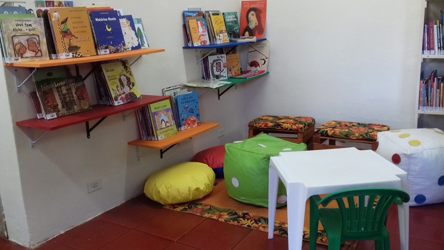 Crianças podem contar com espaço voltado para literatura infantil