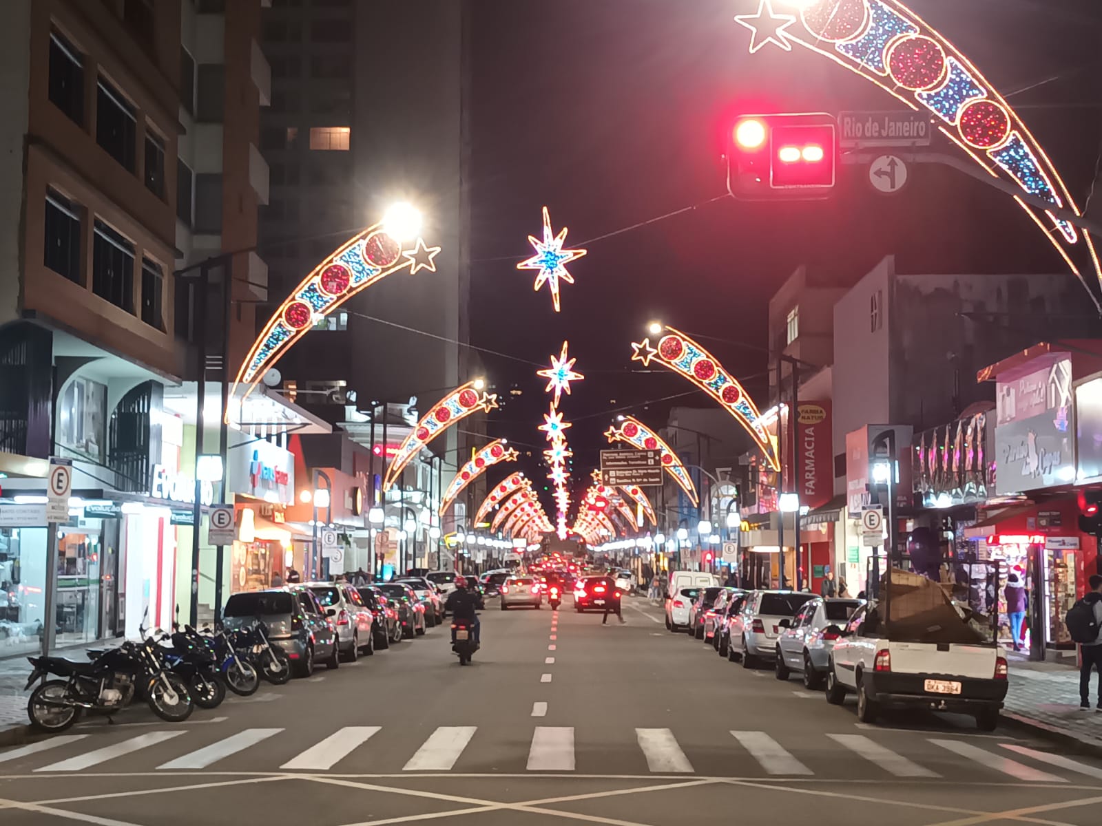 Veja como ficou a decoração de Natal em Poços de Caldas