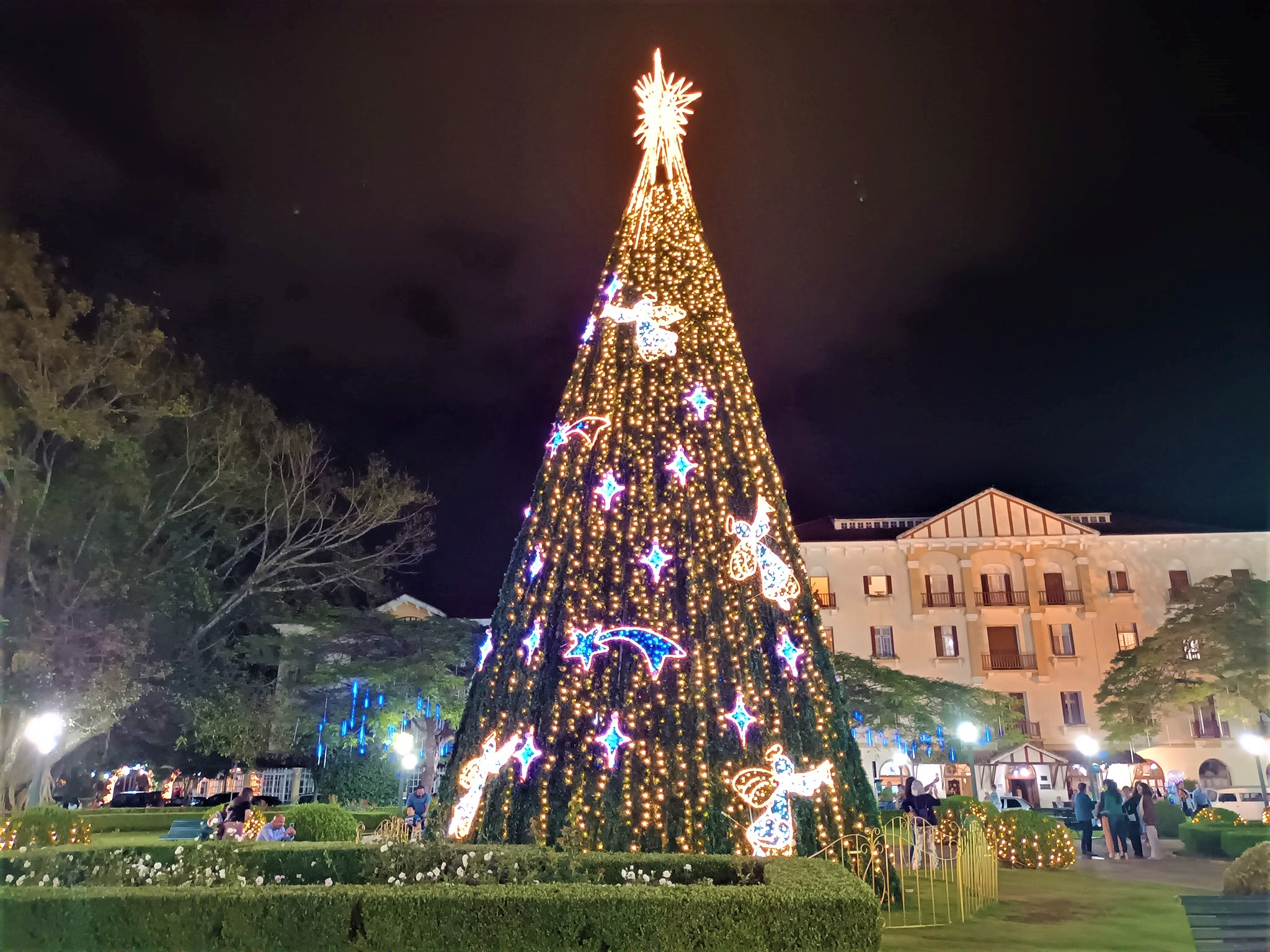 Veja como ficou a decoração de Natal em Poços de Caldas