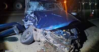 carro acidentado na mg 455