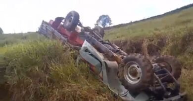 acidente zona rural poço fundo