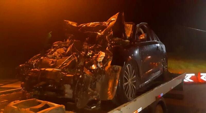 carro acidentado gustavo moreno