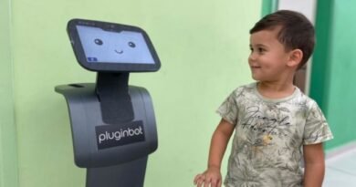 robo para ajudar na vacinação
