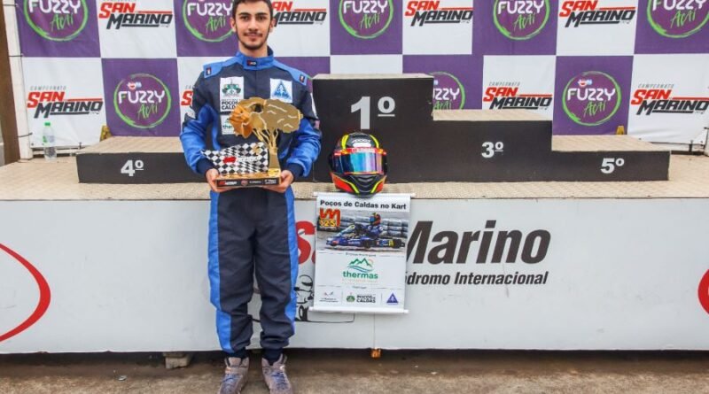 victor bianco piloto de kart