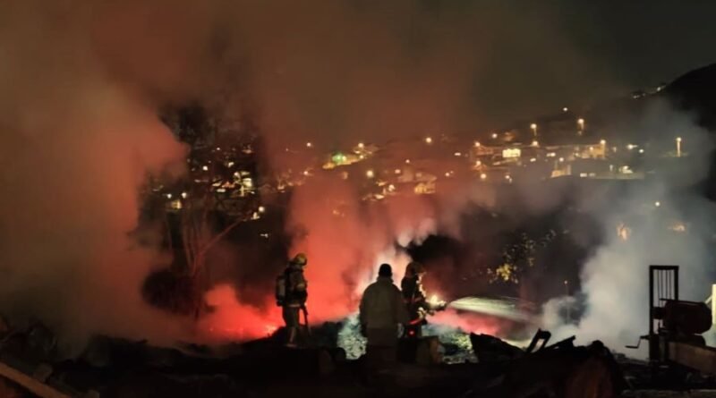 incêndio madereira