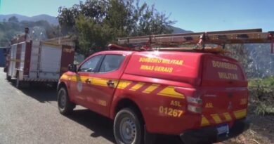 incêndio terreno baldio andradas