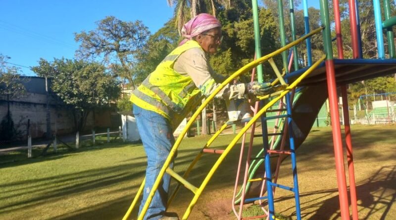 manutenção parques infantis