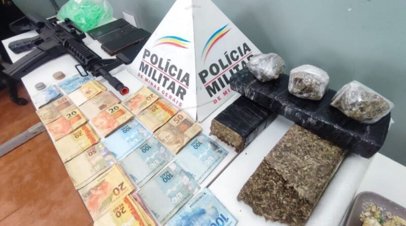 apreensão drogas dinheiro