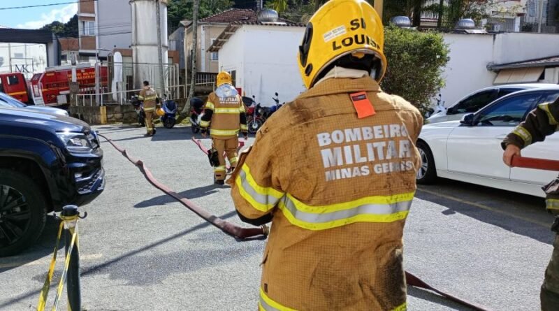 simulado corpo de bombeiros