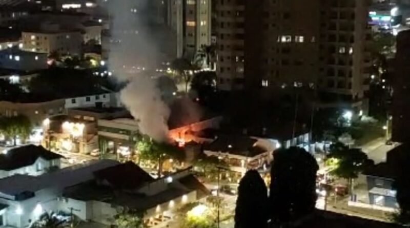 princípio de incêndio