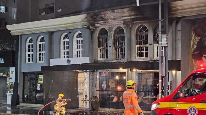 incêndio restaurante