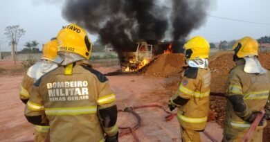 motorista carbonizado