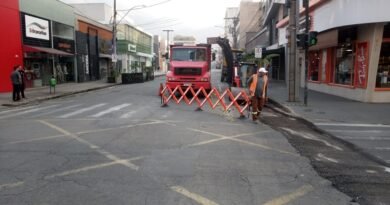 obras pavimentação no centro
