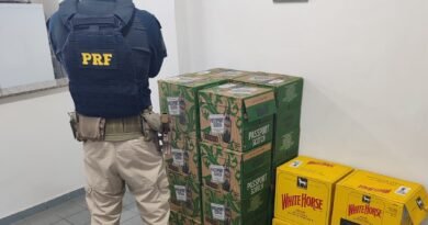 apreensão de whisky falsificado