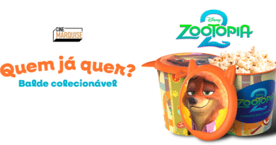 Zootopia 2 chega em grande estilo ao Cine Marquise com baldes colecionáveis exclusivos