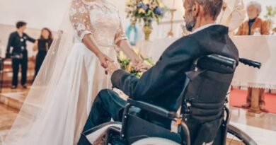 paciente com câncer se casando na capela da Santa Casa de Poços de Caldas