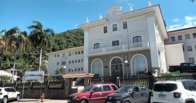 fachada Santa Casa de Misericórdia de Poços de Caldas-MG