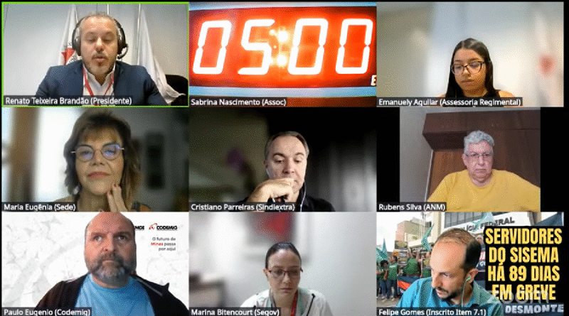 130ª Reunião Ordinária da Câmara de Atividades Minerárias (CMI) do Conselho Estadual de Política Ambiental (Copam)