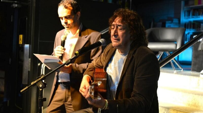 O músico e compositor Toninho Horta, um dos fundadores do histórico Clube da Esquina, e o jornalista, escritor e poeta Petrônio Souza.