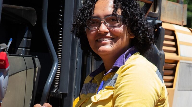 Giovana Oliveira, Operadora da Mineração da Alcoa Poços de Caldas