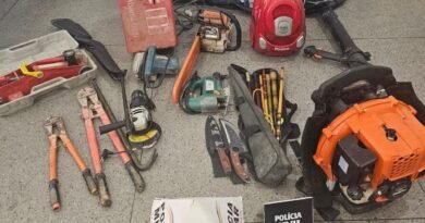 Produtos furtados na zona rural