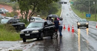 acidente na br 267 em frente a AABB