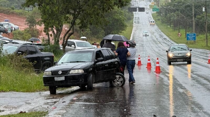 acidente na br 267 em frente a AABB
