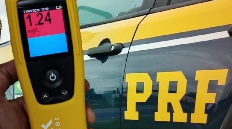 bafômetro da Polícia Rodoviária Federal