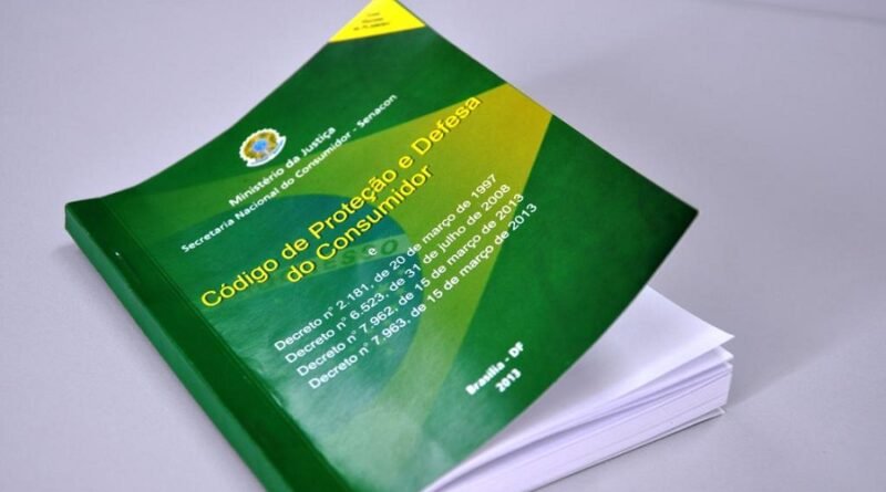 exemplar do Código de Defesa do Consumidor