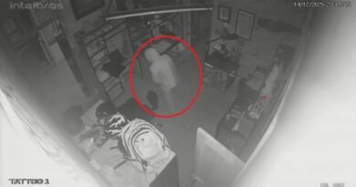 ladrão que invadiu um estúdio de tatuagens em Poços de Caldas