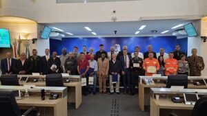 homenagem aos 50 anos do Corpo de Bombeiros em Poços de Caldas pela Câmara Municipal