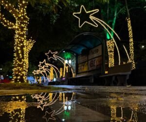 decoração natalina em Macahado