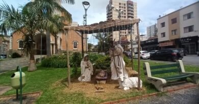 presépio da Basílica Nossa Senhora Saúde de Poços de Caldas-MG