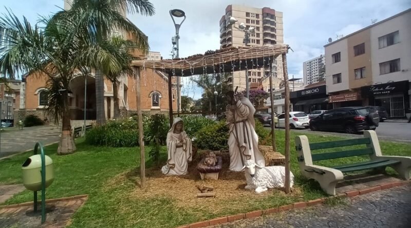 presépio da Basílica Nossa Senhora Saúde de Poços de Caldas-MG
