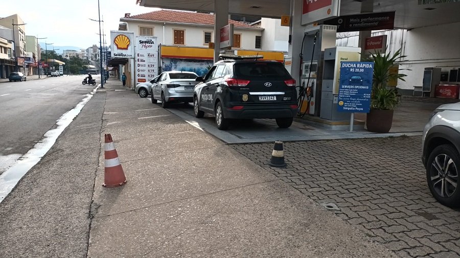 posto de combustíveis de Poços de Caldas-MG, alvo de operação do Ministério Público