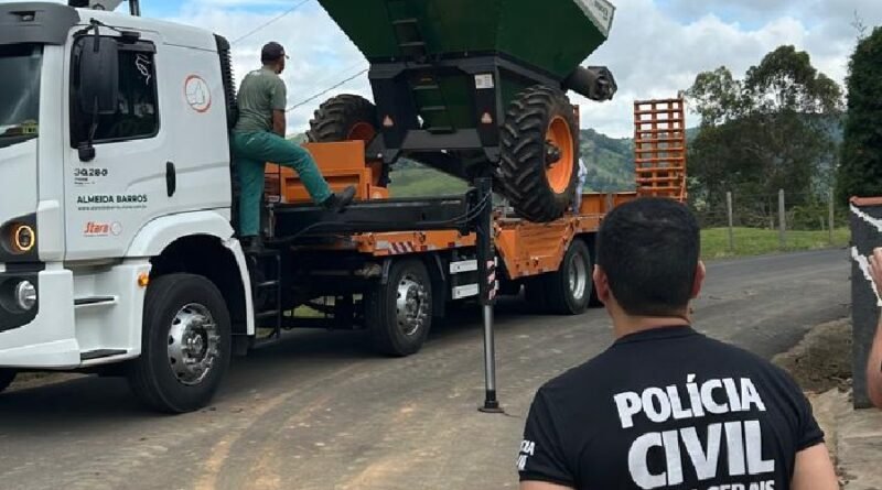 Maquinário avaliado em R$ 100 mil recuperado pela Polícia Civil