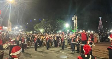 Parada de Natal em Poços de Caldas