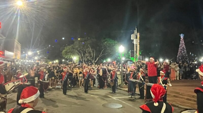 Parada de Natal em Poços de Caldas