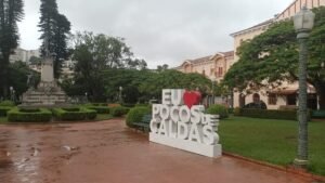 Praça Pedro Sanches em Poços de Caldas-MG
