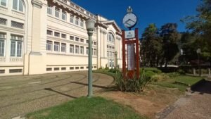 fachada Thermas Antônio Carlos, em Poços de Caldas-MG