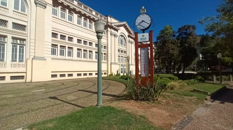fachada Thermas Antônio Carlos, em Poços de Caldas-MG