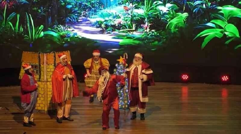 peça o natal dos três porquinhos