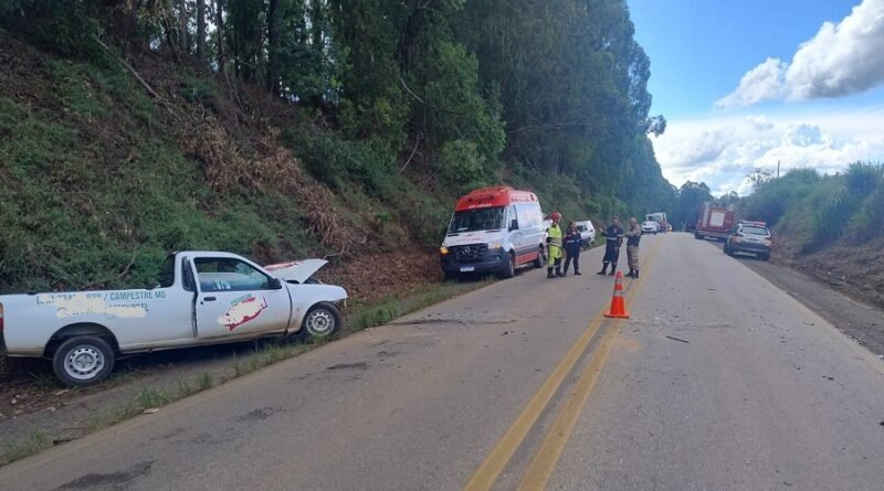 PMRv em atendimento fatal na BR 267 entre Machado e Campestre-MG