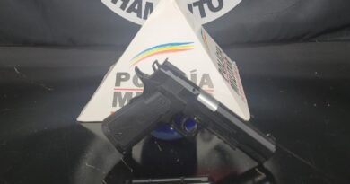 arma de airsoft usada em uma lesão corporal contra uma mulher em Poços de Caldas-MG