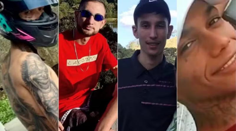 jovens do Sul de Minas mortos em Santa Catarina