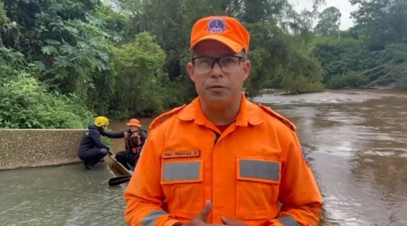 major tristão do corpo de bombeiros de pouso algre