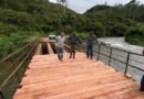 Substituição das madeiras da antiga ponte da fazenda do Osório em Poços de Caldas-MG