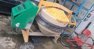 betoneira furtada e recuperada em lava-jato em Andradas-MG