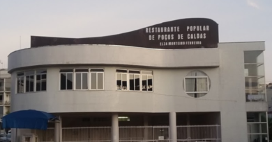 fachada do Restaurante Popular de Poços de Caldas-MG