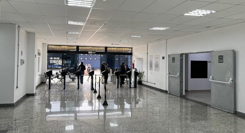 saguão Centro Administrativo de Poços de Caldas